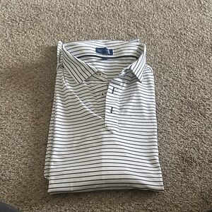 Classic Polo with Navy Stripes